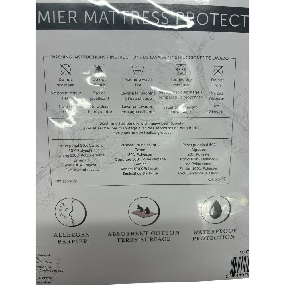 Surefit Premier Mattress Protector Queen 60